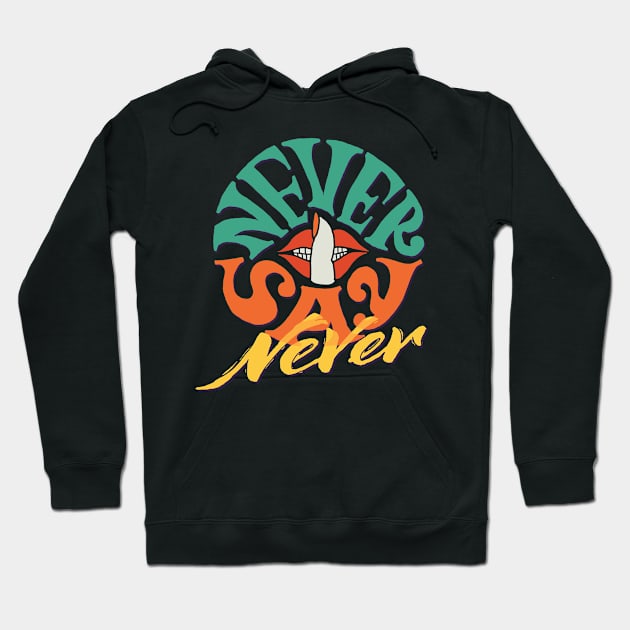 Never say never Hoodie by Global Gear